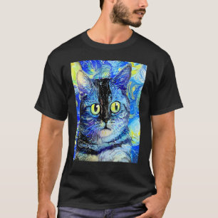 KATZEN IMPRESSIONIST Kitten Kitty Ich Bin Eine Kat T-Shirt