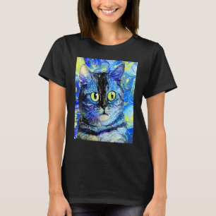 KATZEN IMPRESSIONIST Kitten Kitty Ich Bin Eine Kat T-Shirt