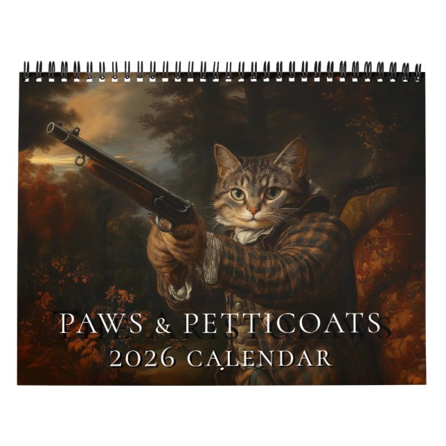 Katzen in alten Meistergemälden 2026 Mauerkalender Kalender (Titelbild)