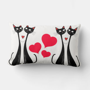 Katzen in der Liebe Kissen