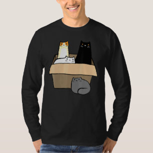 Katzen in einer Schachtel T-Shirt