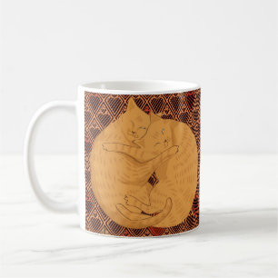 Katzen in Liebe: Mac & Suzy.. Kaffeetasse