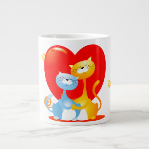 Katzen in Liebe, Tasse