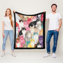 Katzen in Mehrfarbig