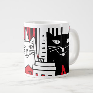 Katzen in New York Jumbo-Tasse