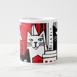 Katzen in New York Jumbo-Tasse