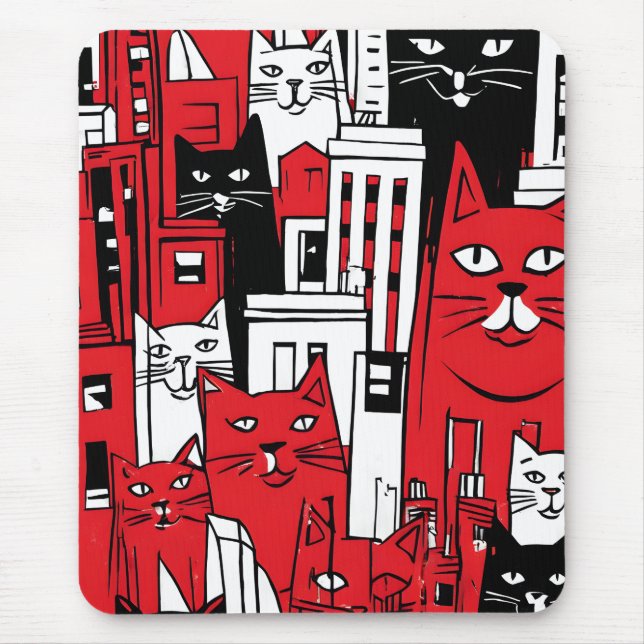 Katzen in New York Mousepad (Vorne)