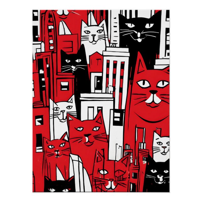 Katzen in New York Poster (Vorderseite)