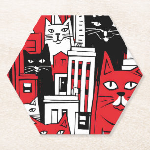 Katzen in New York Untersetzer