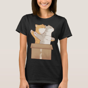 Katzen in Schachtel T-Shirt