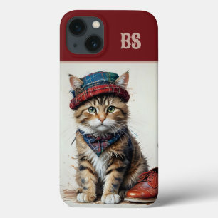 Katzen in Scottish Disguise - charmante Katzen Case-Mate iPhone Hülle