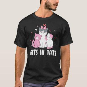 Katzen in Tats Katze Tattoo Kitten Tattooot T-Shirt