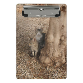 KATZEN IN WOODLAND MINI KLEMMBRETT