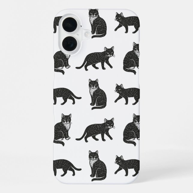 Katzen iPhone Hülle (Rückseite)