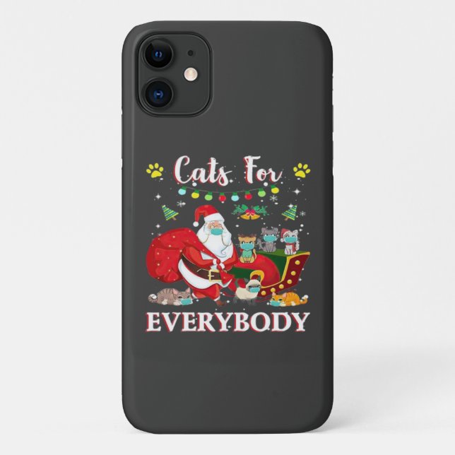 Katzen Jeder Weihnachten Case-Mate iPhone Hülle (Rückseite)