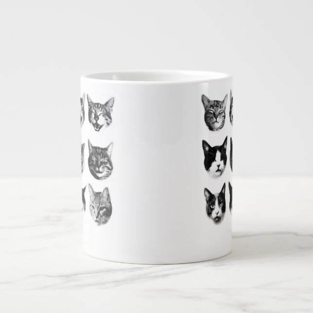 Katzen Jumbo-Tasse (Vorderseite)