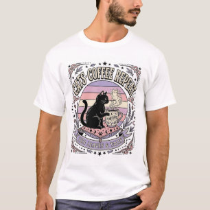 Katzen Kaffee Wiederholung Katze Tee Blätter Kaffe