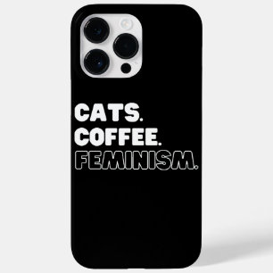 Katzen Kaffeefeminismus Case-Mate iPhone 14 Pro Max Hülle