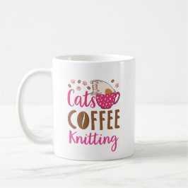 Katzen Kaffeeknitter Kaffeetasse