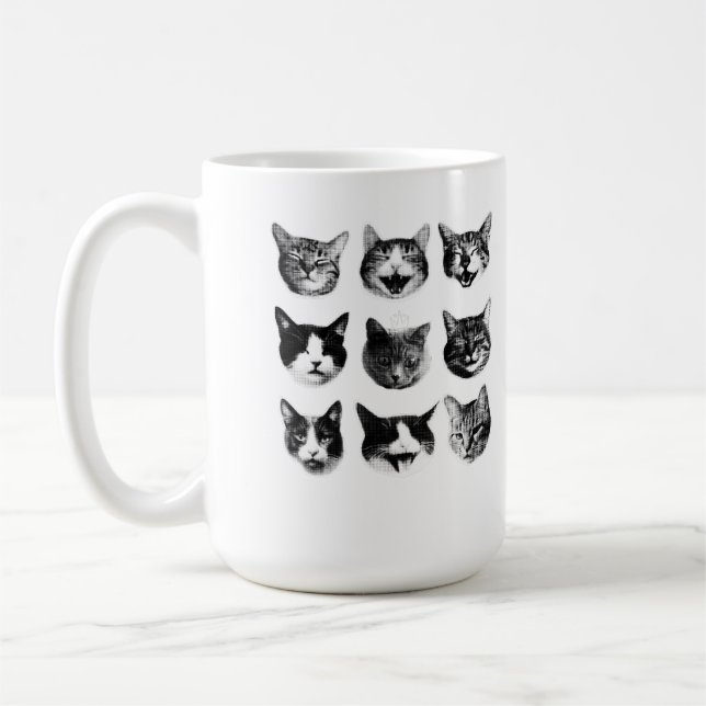 Katzen Kaffeetasse (Links)
