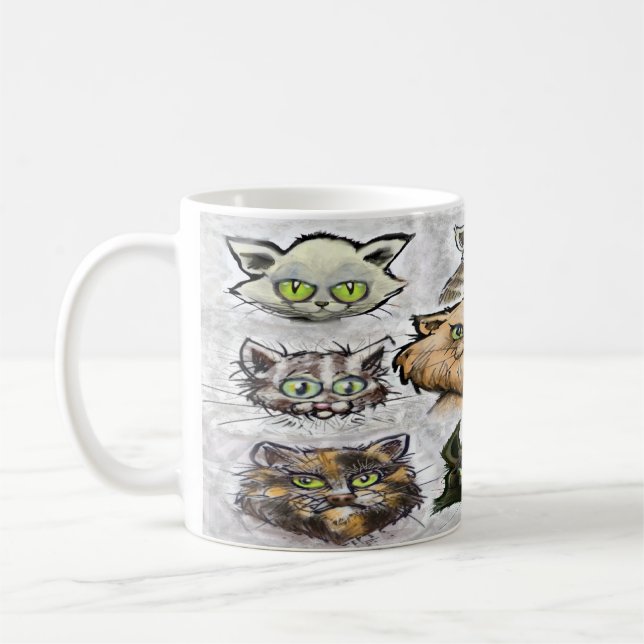 Katzen Kaffeetasse (Links)