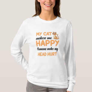 Katzen Katze Katze Lover Pet Kätzchen Tiere Sonnen T-Shirt