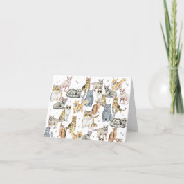 Katzen Katzen Katzen Dankeskarte