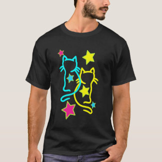 Katzen, Katzen, Kinder, Kind, Retro Kitten Vintage T-Shirt