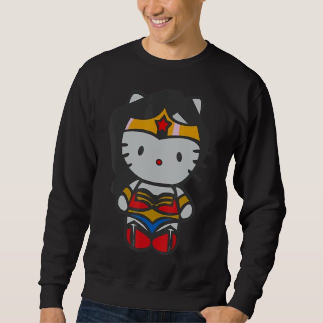 Katzen Katzen Niedlich Kitty Chibi Sweatshirt (Vorderseite)
