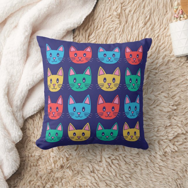Katzen Kissen (Decke)