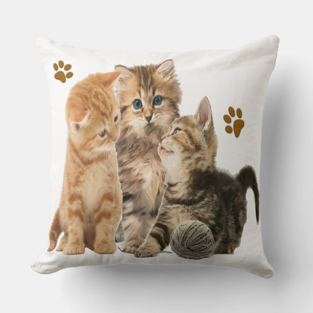 Katzen Kissen (Vorderseite)