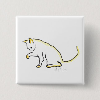 Katzen-Knopf Button
