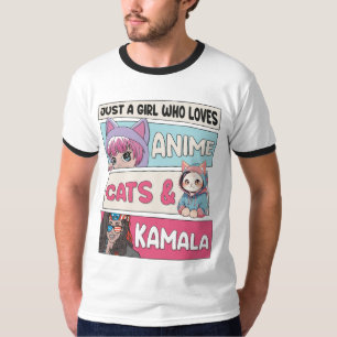Katzen Ladys for Kamala - Anime, Katzen und Kamala T-Shirt