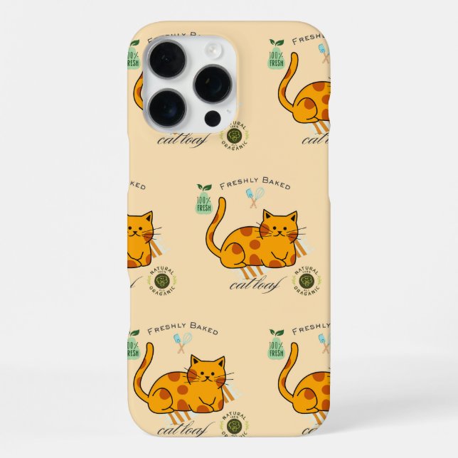 Katzen-Laibchen Lustig iPhone Hülle (Rückseite)