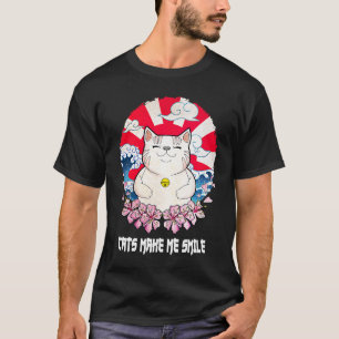 Katzen lassen mich Motivierend Zitat Katzenklatsch T-Shirt