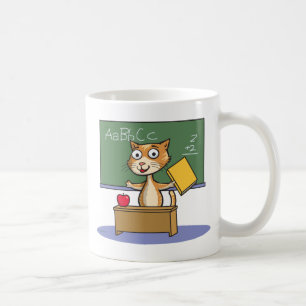 Katzen-Lehrer Tasse