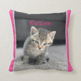 Katzen-Liebe - Geschenk für beliebtes Design Kissen