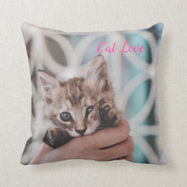 Katzen-Liebe - Geschenk für beliebtes Design Kissen