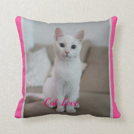 Katzen-Liebe - Geschenk für beliebtes Design Kissen