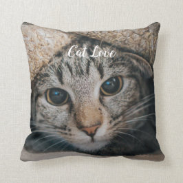 Katzen-Liebe - Geschenk für beliebtes Design Kissen