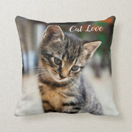 Katzen-Liebe - Geschenk für beliebtes Design Kissen