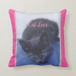 Katzen-Liebe - Geschenk für beliebtes Design Kissen