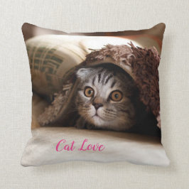 Katzen-Liebe - Geschenk für beliebtes Design Kissen