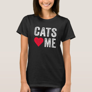 Katzen Liebe Me Herz Hausbesitzer Sarcastic Cat Va T-Shirt