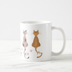 Katzen Liebe Schwanz Tasse
