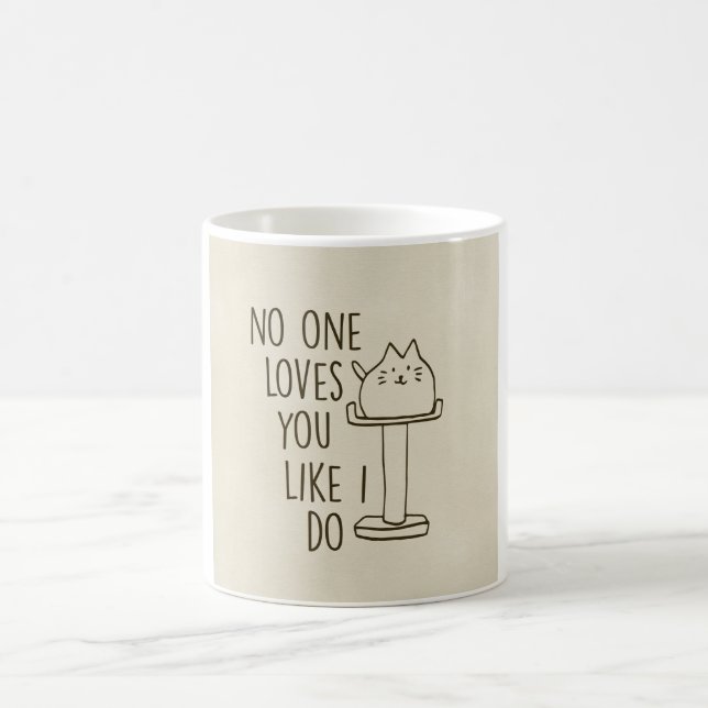 Katzen-Lieben Sie, wie ich Keramik-Tasse tue Tasse (Mittel)