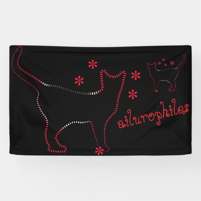 Katzen-Liebhaber Banner (Horizontal)