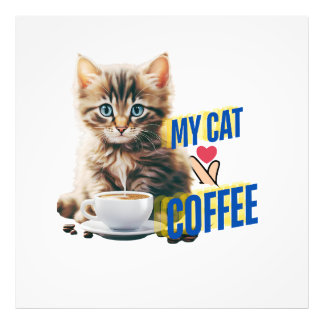 Katzen Liebhaber Fotodruck