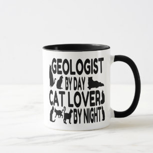 Katzen-Liebhaber-Geologe Tasse