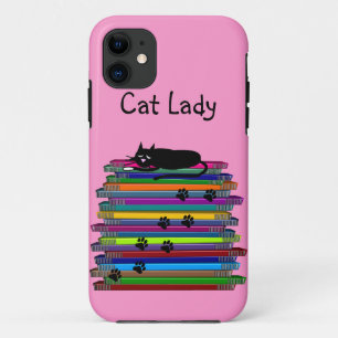 Katzen-Liebhaber iPhone 5 Fall "Katzen-Dame " Case-Mate iPhone Hülle